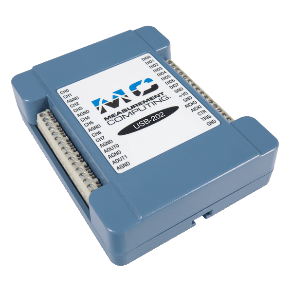 MCC USB-205 │ 單增益多功能 USB DAQ 設備