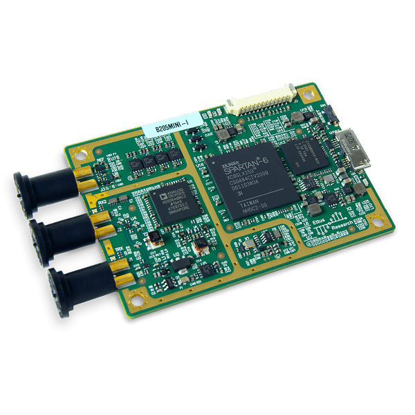 Bus 系列-B205mini-i │ 1x1, 70MHz-6GHz SDR/Cognitive Radio │ 工業級 Spartan-6 FPGA
