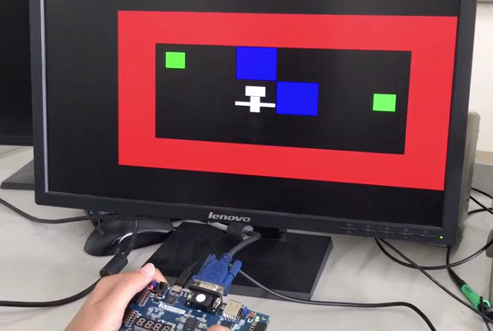 用 Digilent Basys 3 設計推箱子小遊戲