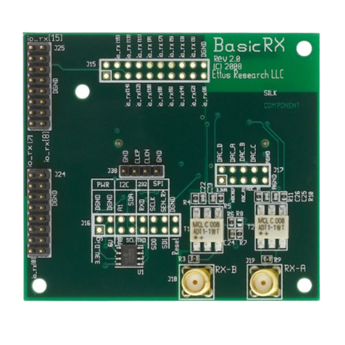 BasicRX 子板 | 適用 Ettus USRP N210 | 1-250 MHz Rx